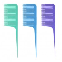 High Quality plastic Hair Combs Pro Salon Hair Styling Hairdressing Antistatic hook teeth Comb For Hair Cutting high lighting