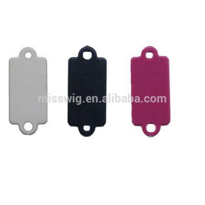 C-4A Human hair color rings accessory square plastic swatches