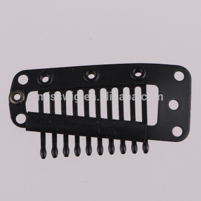 10 teeth 3.6cm wig snap clips for Jew wigs